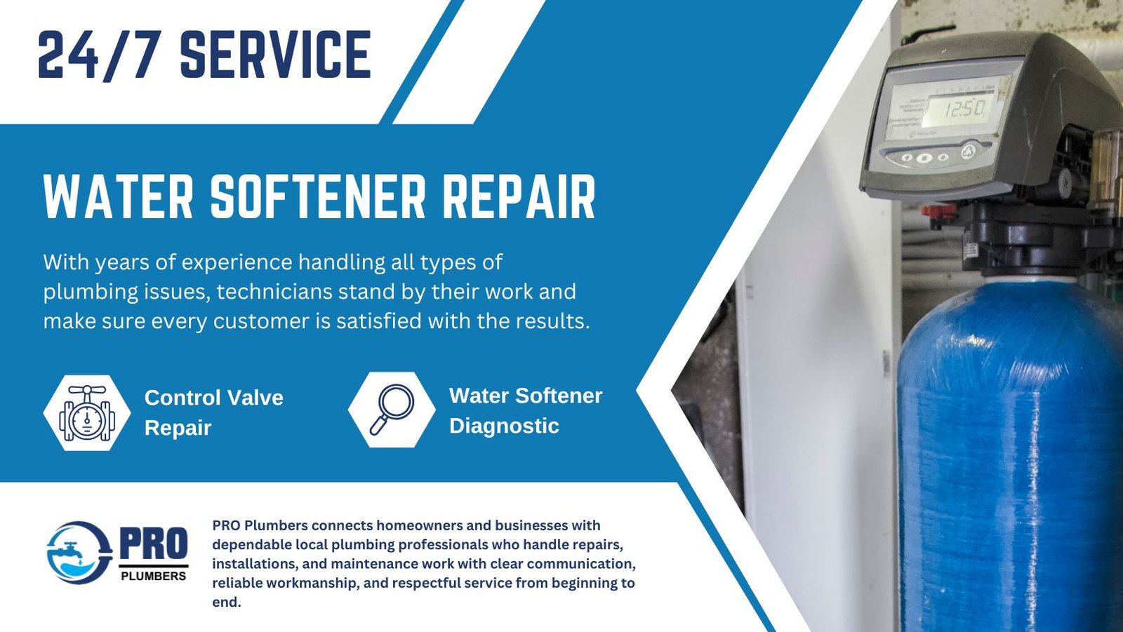 Water softener repair in San Clemente, CA